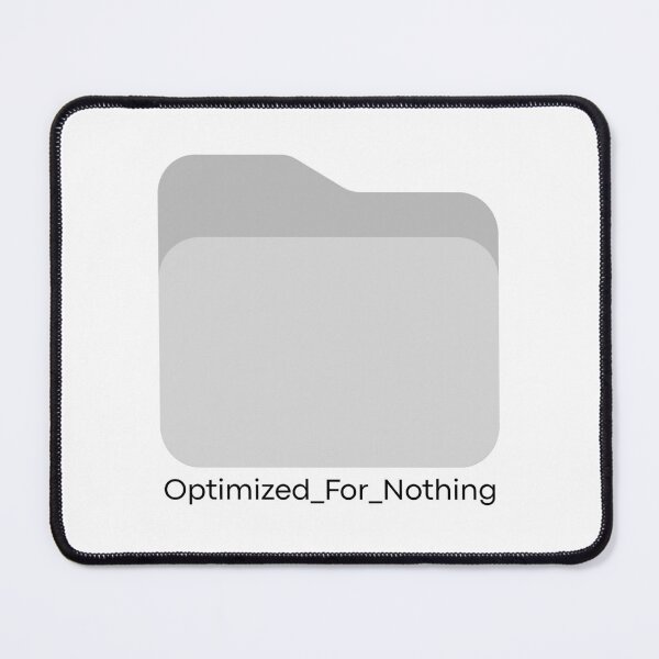 Item preview, Optimized for Nothing Funny Tech Icon designed and sold by Sparkledust Creations.