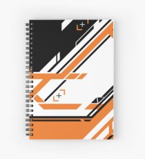 CSGO | Black & Orange Spiral Notebook