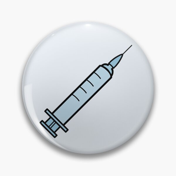 Item preview, Medical Injection Syringe Illustration designed and sold by Still Learning Days.