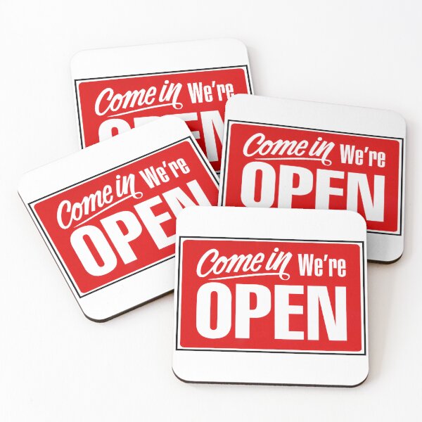 Item preview, We're Open, Sign, Shop, Business, Red Signage, Open Sign designed and sold by AASparksDesigns.