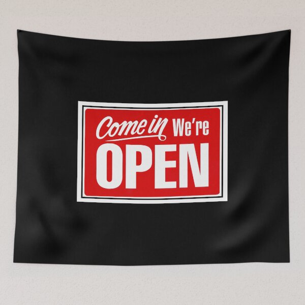 Item preview, We're Open, Sign, Shop, Business, Red Signage, Open Sign designed and sold by AASparksDesigns.