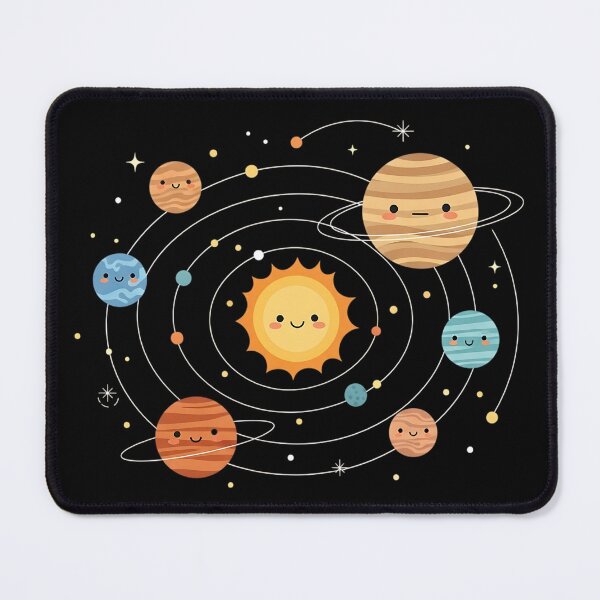 Item preview, Cute Kawaii Solar System Friends designed and sold by iwzzuel.
