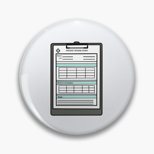 Item preview, Funny Medical Intake Form Design designed and sold by Still Learning Days.