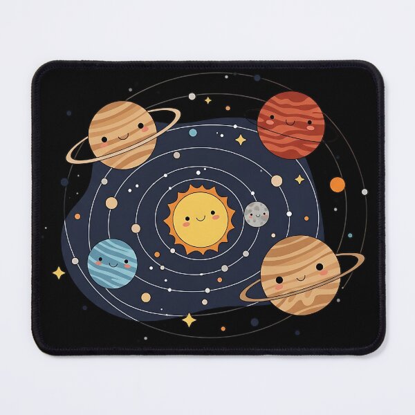 Item preview, Cute Kawaii Solar System Friends designed and sold by iwzzuel.