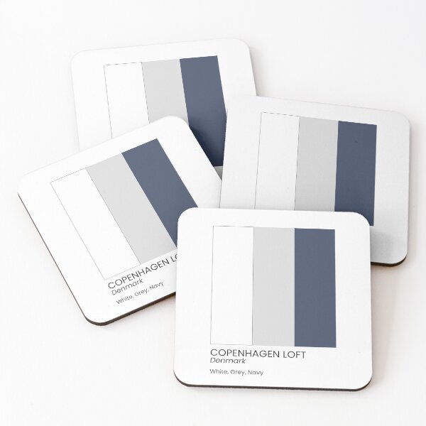 Item preview, Copenhagen Loft Denmark Minimalist Color Palette designed and sold by Sparkledust Creations.