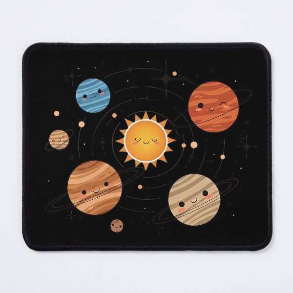 Item preview, Cute Kawaii Solar System Friends designed and sold by iwzzuel.