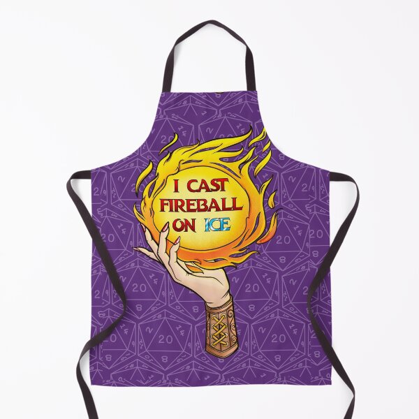 Item preview, Copy of I cast Fireball on Ice purple backpack designed and sold by Holly Pierson.