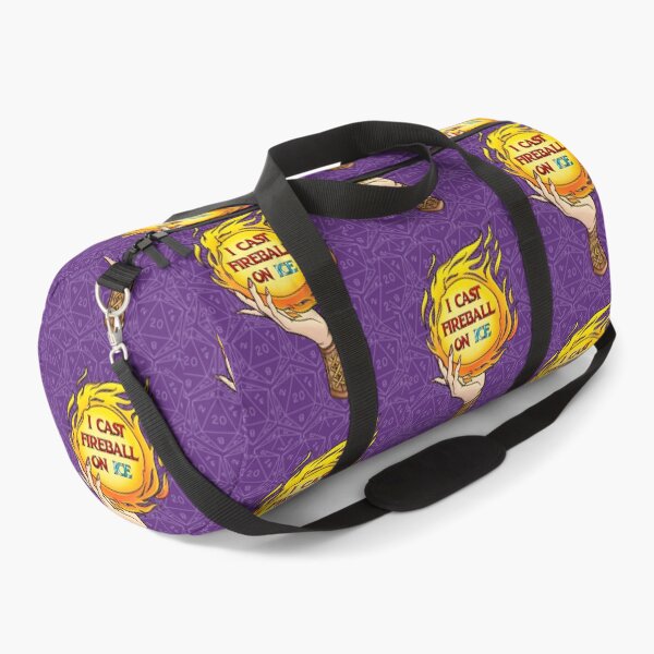 Item preview, Copy of I cast Fireball on Ice purple backpack designed and sold by Holly Pierson.