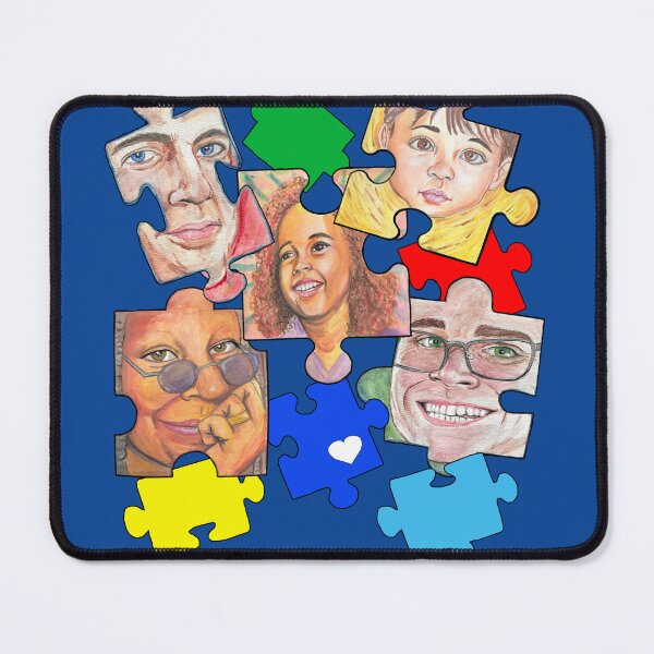 Item preview, Autism pieces portraits designed and sold by Sarah-Lynn Brown.