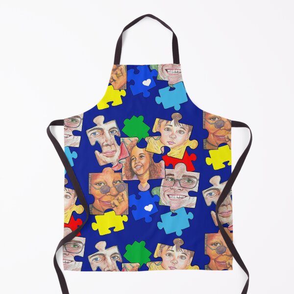 Item preview, Autism pieces portraits designed and sold by Sarah-Lynn Brown.