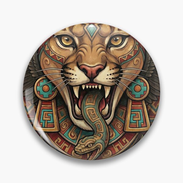 Item preview, Great Mystic Andean Puma with Snake and Corn designed and sold by HANANTI.