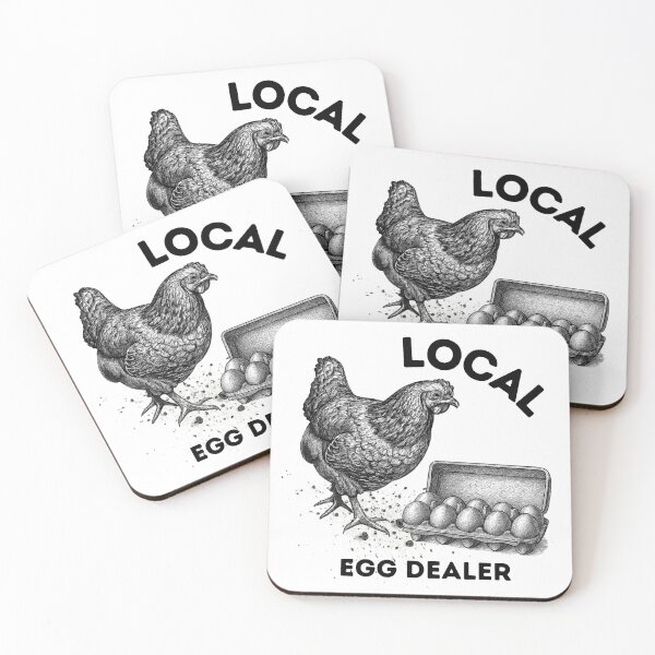 Item preview, Local Egg Dealer designed and sold by Emerald Creek Images.
