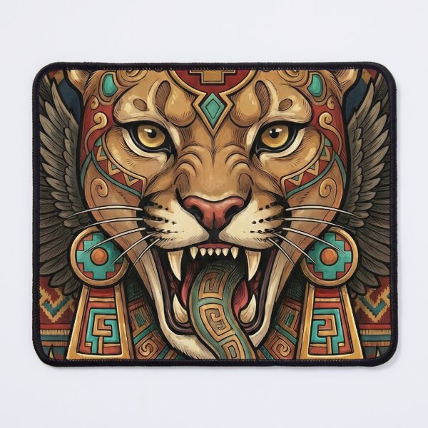 Item preview, Great Mystic Andean Puma with Snake and Corn designed and sold by HANANTI.
