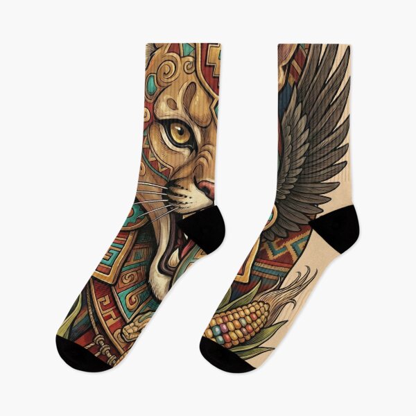 Item preview, Great Mystic Andean Puma with Snake and Corn designed and sold by HANANTI.