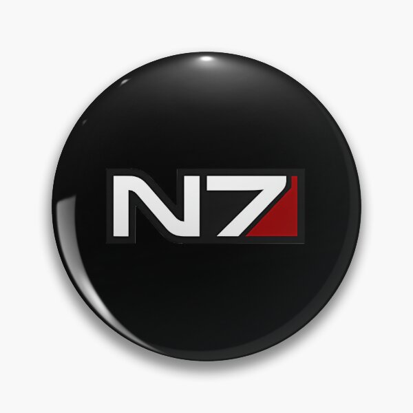 Item preview, N7 Emblem Mass Effect designed and sold by Fashionistax.