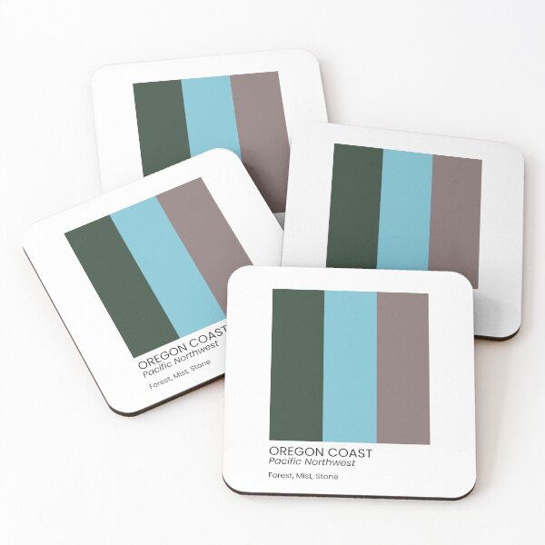 Item preview, Oregon Coast Pacific Northwest Moody Color Palette designed and sold by Sparkledust Creations.