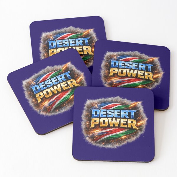 Item preview, Desert Power — Bold Namibia Cricket Typography designed and sold by BKRsport.