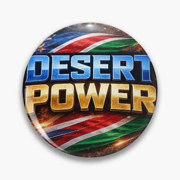 Item preview, Desert Power — Bold Namibia Cricket Typography designed and sold by BKRsport.