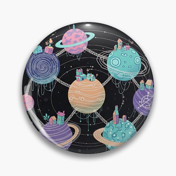 Item preview, Cosmic Neighborhood Surreal Art designed and sold by iwzzuel.