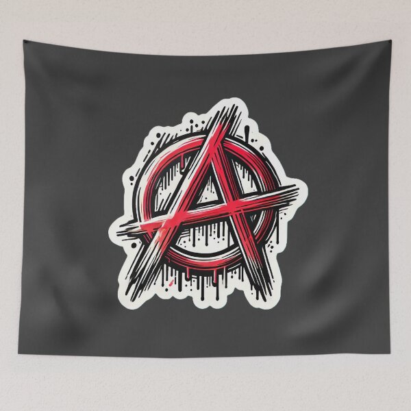 Item preview, Graffiti Anarchy Symbol Urban Street Art Design Style designed and sold by PinUpPizzazz.