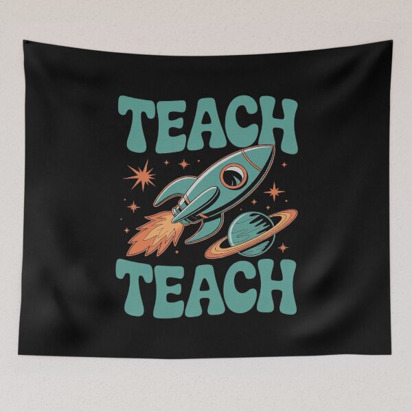 Item preview, Teacher Outer Space Science Astronomy Planet Saturn Teach designed and sold by joyouartArt.