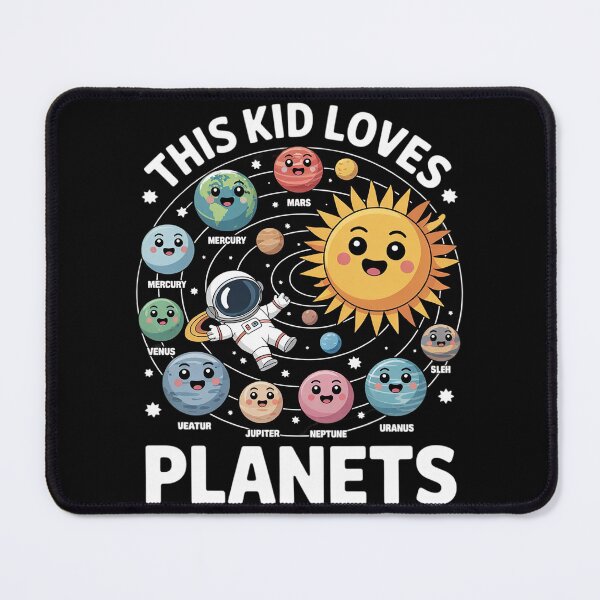 Item preview, This Kid Loves Planets Solar Star System Science Kids Space designed and sold by joyouartArt.
