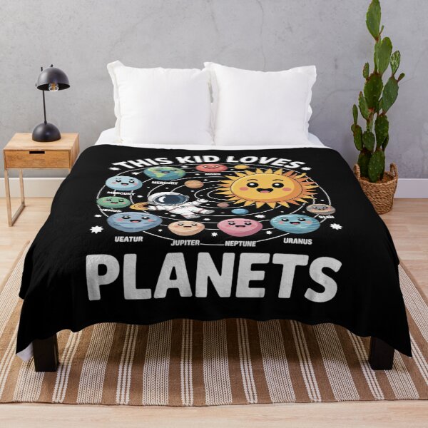 Item preview, This Kid Loves Planets Solar Star System Science Kids Space designed and sold by joyouartArt.
