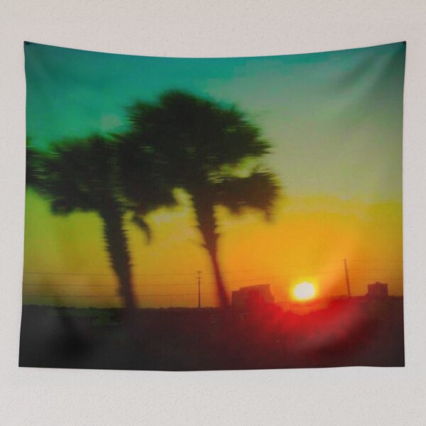 Item preview, Tropical Sunset Summer Palm Trees designed and sold by esarantakos.