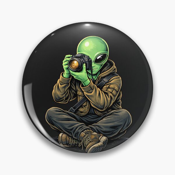 Artikelvorschau, Fotografie-Entdecker Alien – Kreativer Fotograf Ästhetische Charakterkunst entworfen und verkauft von ColorSplash123.