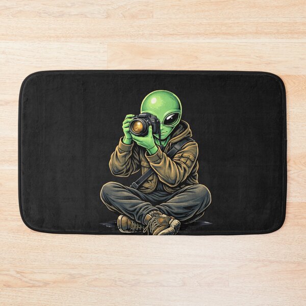 Item preview, Photography Explorer Alien – Creative Photographer Aesthetic Character Art designed and sold by ColorSplash123.