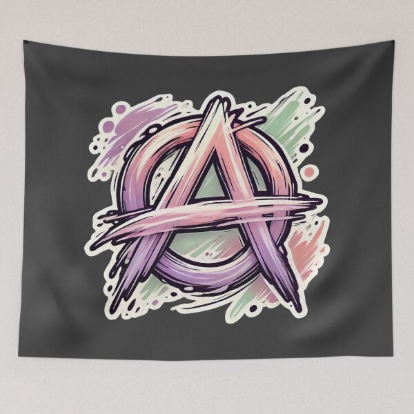 Item preview, Graffiti Anarchy Symbol Urban Street Art Design Style designed and sold by PinUpPizzazz.