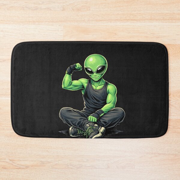 Item preview, Fitness Gym Alien – Strength Discipline Workout Aesthetic Art designed and sold by ColorSplash123.