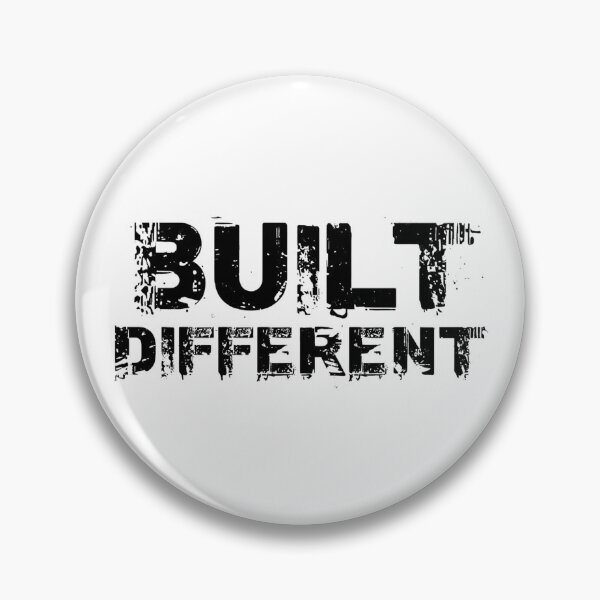Item preview, Built Different – Motivational Gym Mindset Design designed and sold by Chippychips1.