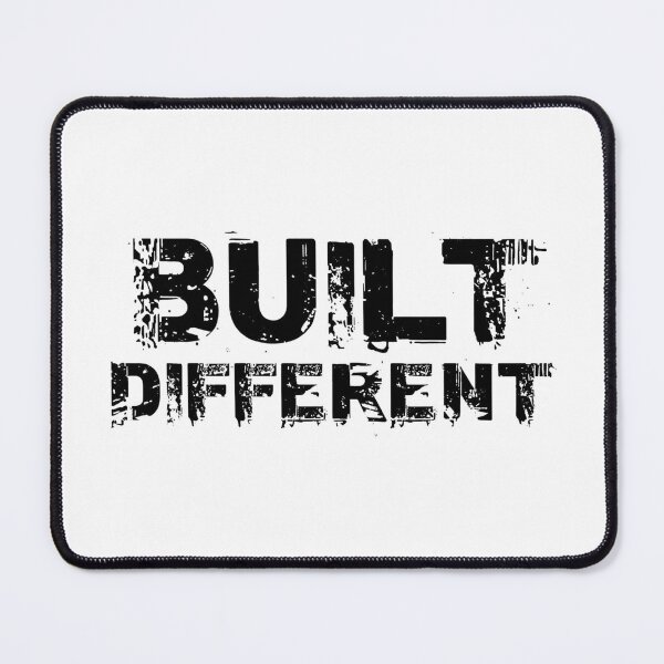 Item preview, Built Different – Motivational Gym Mindset Design designed and sold by Chippychips1.