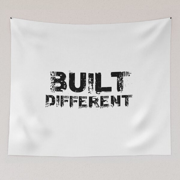Item preview, Built Different – Motivational Gym Mindset Design designed and sold by Chippychips1.