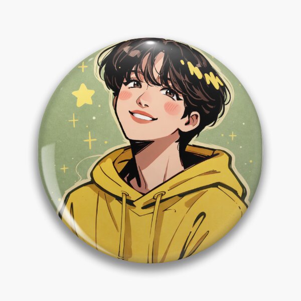 Item preview, BTS JHope Inspired Art (sage green version) designed and sold by peachysunoodesigns.