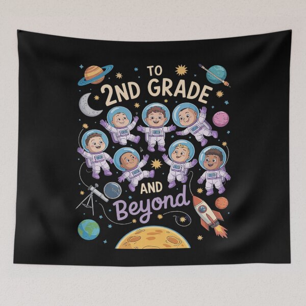 Item preview, To 2nd Grade And Beyond First Grade Astronaut Back To School designed and sold by joyouartArt.