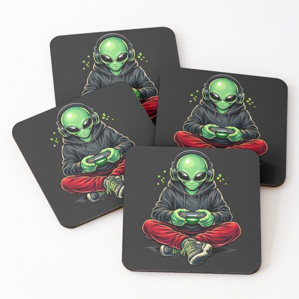 Item preview, Gamer Pro Alien – Competitive Esports Gaming Aesthetic Character Art designed and sold by ColorSplash123.