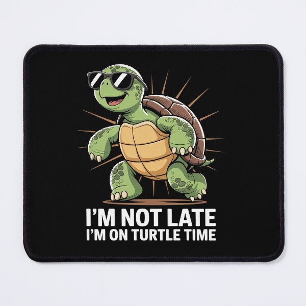 Item preview, I'm Not Late I'm On Turtle Time Turtle Men Women Kids designed and sold by angolinnArt.