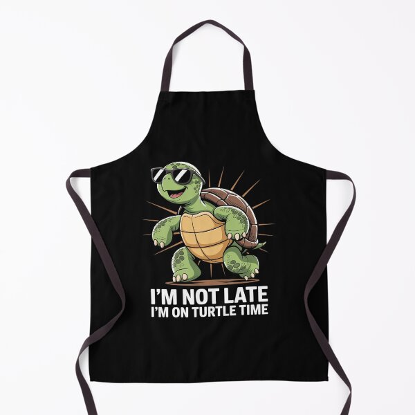 Item preview, I'm Not Late I'm On Turtle Time Turtle Men Women Kids designed and sold by angolinnArt.