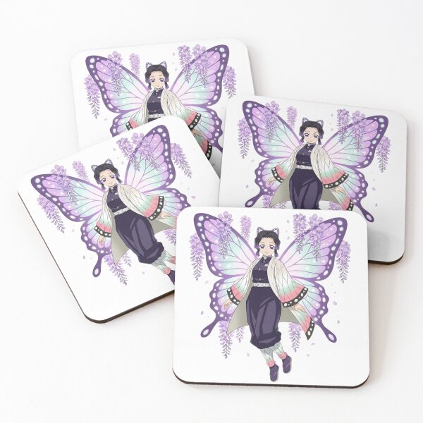 Item preview, Shinobu Kocho Butterfly Wisteria Anime Art designed and sold by Innova_Creations.