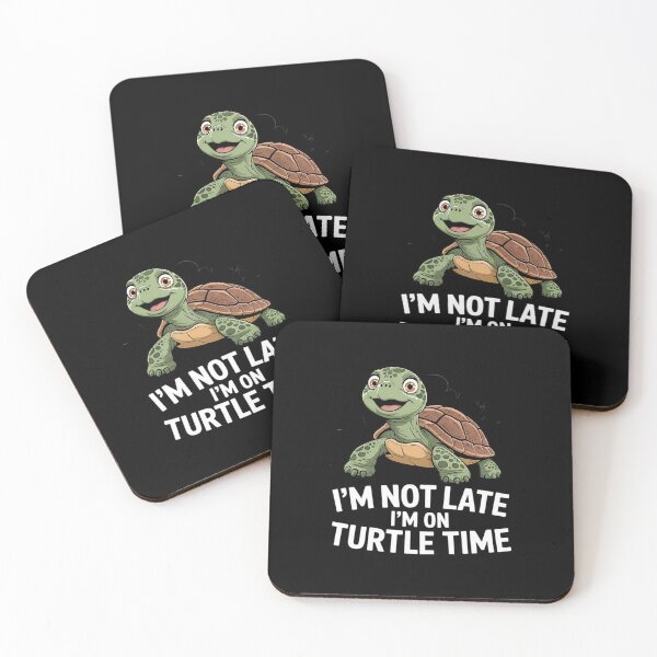 Item preview, I'm Not Late I'm On Turtle Time Turtle Men Women Kids1 designed and sold by angolinnArt.