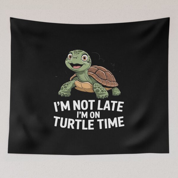 Item preview, I'm Not Late I'm On Turtle Time Turtle Men Women Kids1 designed and sold by angolinnArt.