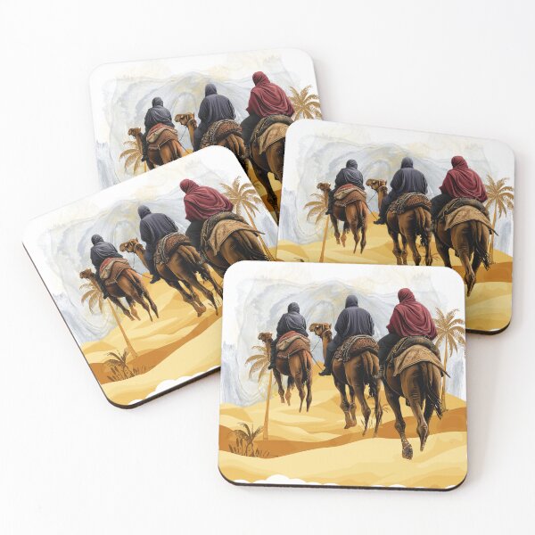 Item preview, Desert Caravan Journey – Majestic Camel Riders Art designed and sold by ChenEngEng.