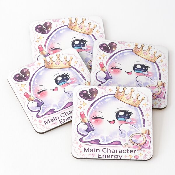 Item preview, Cute Ghost Queen Sticker – Soft Girl Main Character Vibes designed and sold by AestheticLoveArt.