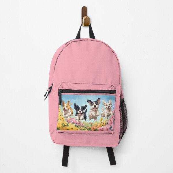 Item preview, Border Collies in flower designed and sold by bubblyrainbow.