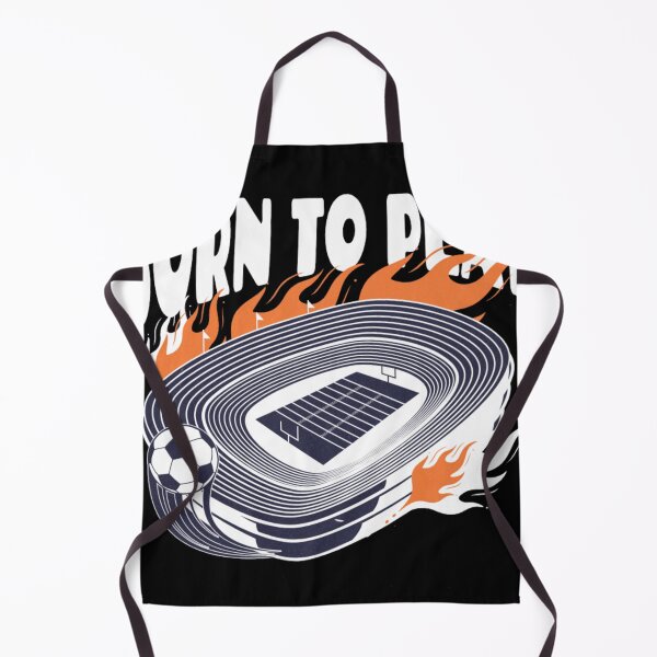 Artikelvorschau, Born to Play Sportstadion – Fußball- und Feuergrafik entworfen und verkauft von GenZFashion000.