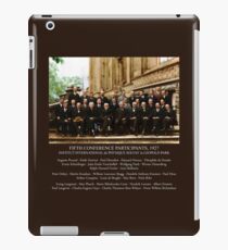 Albert Einstein Solvay Conference 1927 iPad Case/Skin