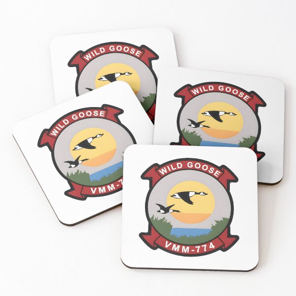 Item preview, VMM-774 Wild Goose Marine Medium Tiltrotor Squadron Emblem designed and sold by CharlieDesings.