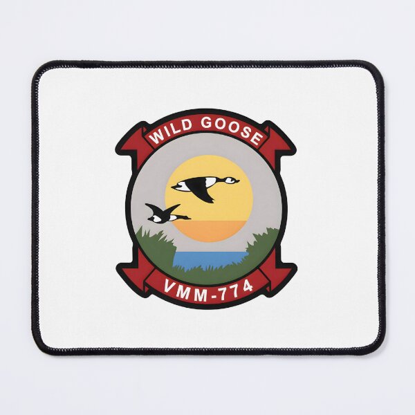 Item preview, VMM-774 Wild Goose Marine Medium Tiltrotor Squadron Emblem designed and sold by CharlieDesings.